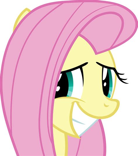 Fluttershy Extremely Nervous Grin By Slb94 On Deviantart