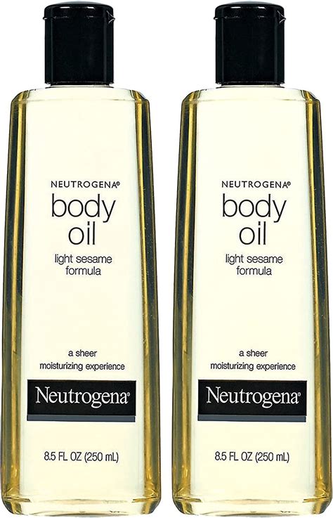 Neutrogena Lightweight Body Oil For Dry Skin Sheer Moisturizer In