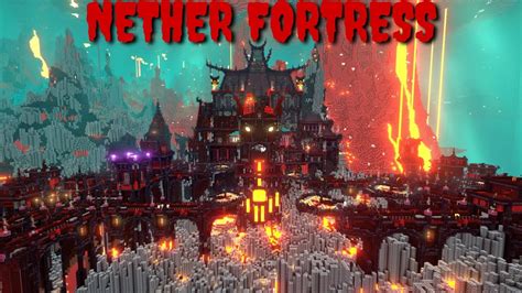 I Transformed The Nether Fortress In Minecraft Youtube
