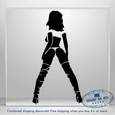 Adult Sexy Decal Hot Girl Pinup Funny Car Bumper Window Vinyl Sticker