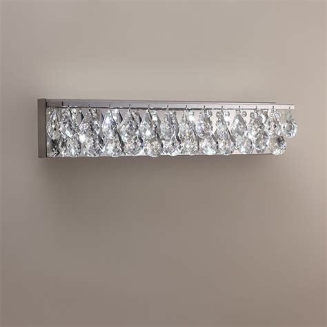Modern Luxury Luminous Led Crystal Wall Sconce Bath Vanity Light In