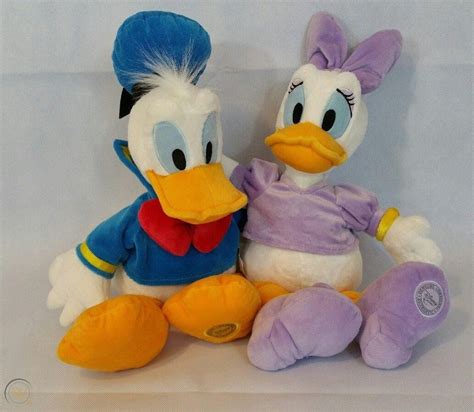 Disney Store Donald Duck And Daisy Duck Plush