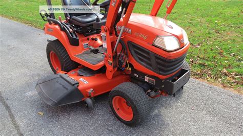 2009 Kubota Bx2660 4x4 Compact Tractor Loader And Belly Mower Hydrostatic