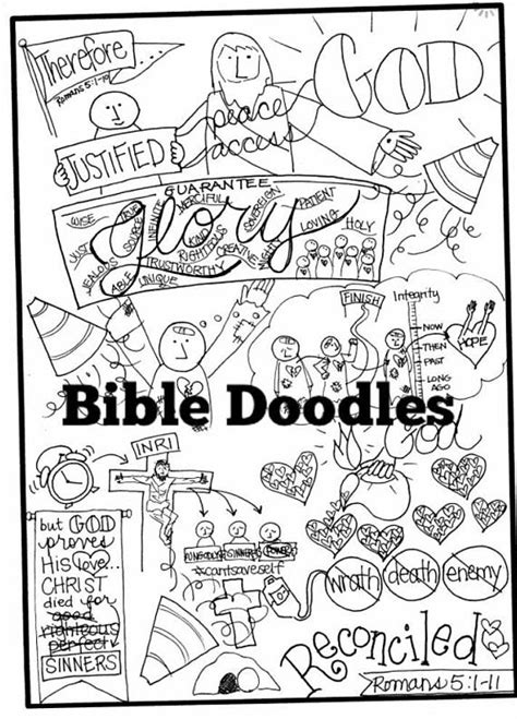 Bible Doodle Study Packet For Romans 5 6 Etsy Bible Hope Bible