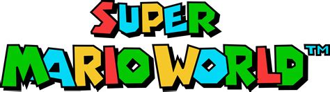 Super Mario World Logo PNG Transparent & SVG Vector - Freebie Supply png image