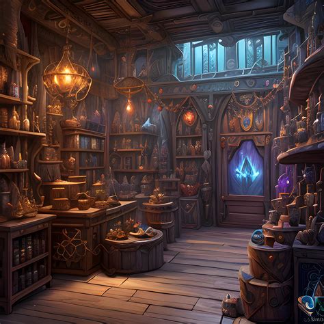 Dnd Fantacy Magic Shop Dnd Fantacy Magic Shop View From Inside