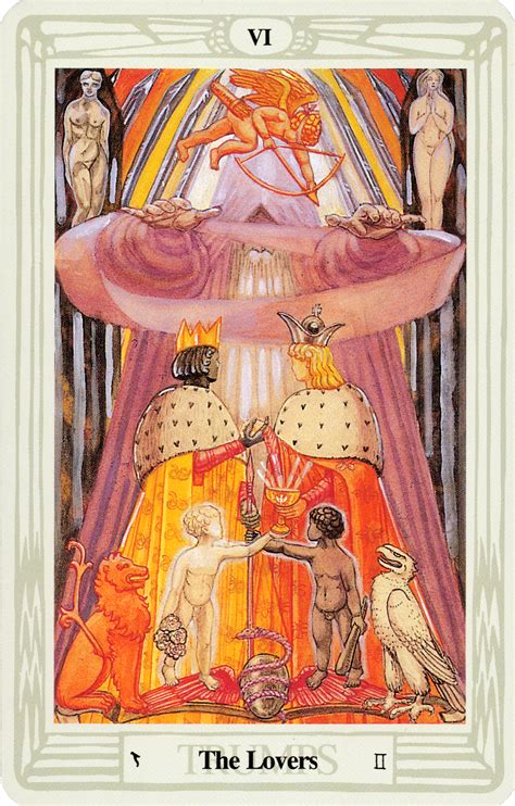 the thoth deck by aleister crowley aleister crowley tarot guine tarot significado the lovers