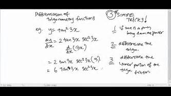 Simple Tricks To Solve Differentiation Of Trigonometry Functions Youtube