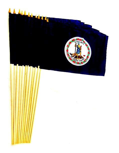 State Miniature Stick Flag 12 X18 12 Inch X 18 Inch Small Mini Stick