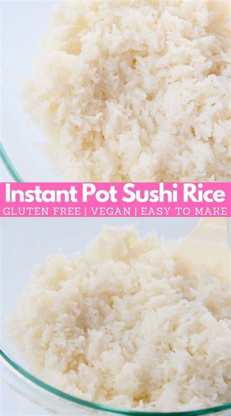 Instant Pot Sushi Rice Is The Easiest Way To Make Perfect Sushi Rice