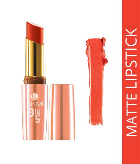 Lakme 9 To 5 Matte Lip Color Red Letter Mr9 36 G Buy Lakme 9 To 5 Matte Lip Color Red