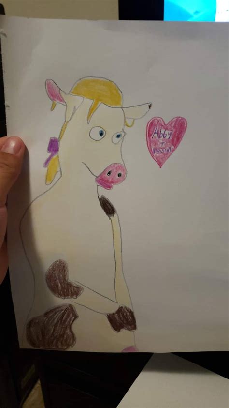 Drawing Of Abby The Cow From Back At The Barnyard By Mason2020 On