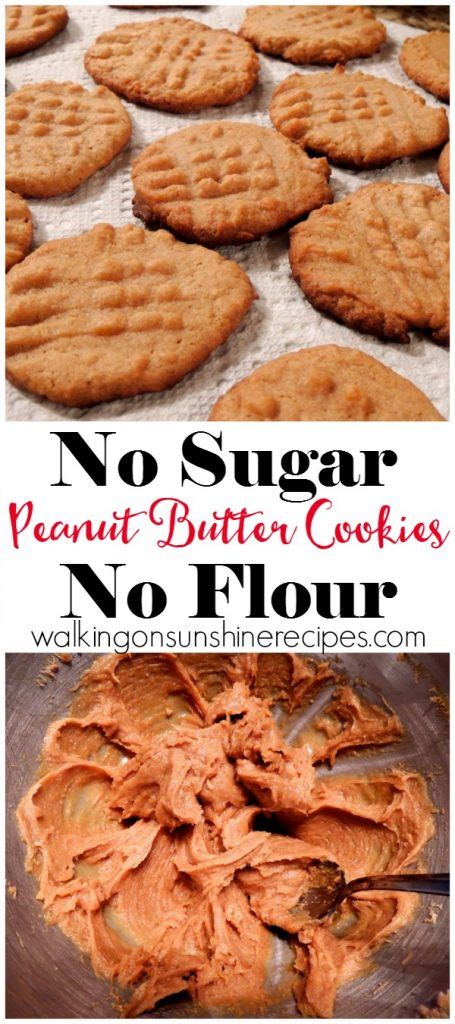 Murray sugar free cookies, shortbread, 1.06 ounce single serve sleeve, pack of 1. Peanut Butter Cookies made with No Added Sugar or Flour