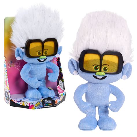 Buy Dreamworks Trollstopia Tiny Diamond Dancer Lights And Sounds Musical Plush By Just Play