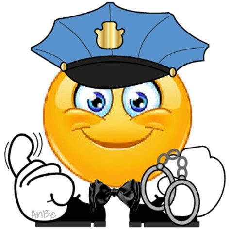 Police Smiley Emoticon Animated Smiley Faces Funny Emoji Faces Funny