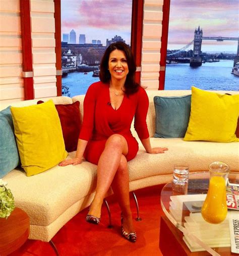 Good Morning Britain Presenter Susanna Reid Is Ageless In Sexy Red Dress Daily Star