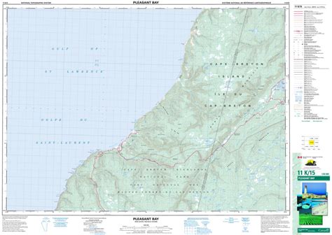 11k15 Pleasant Bay Topographic Map Nova Scotia Maps And More