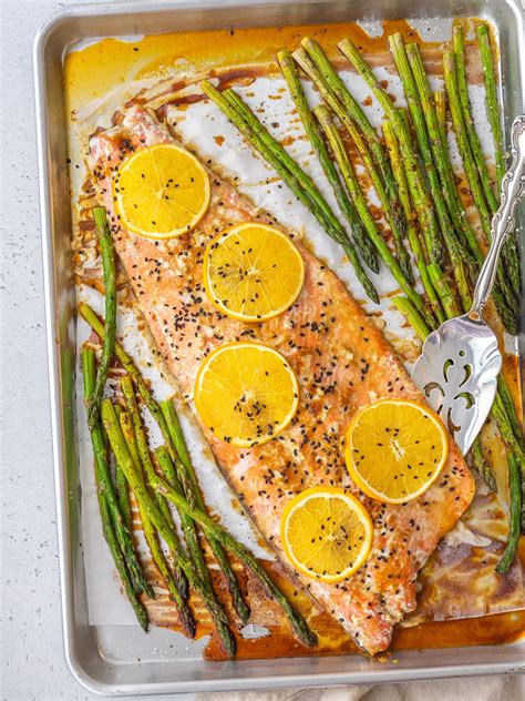 Orange Ginger Baked Salmon Whole30 Paleo Orange Glazed Salmon