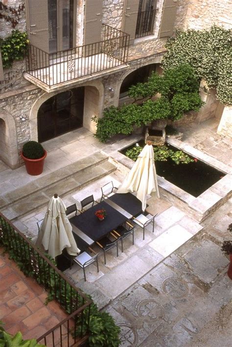 Vintage French Courtyard French Courtyard Courtyard
