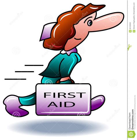 Run To First Aid Stock Vector Illustration Of Emergency