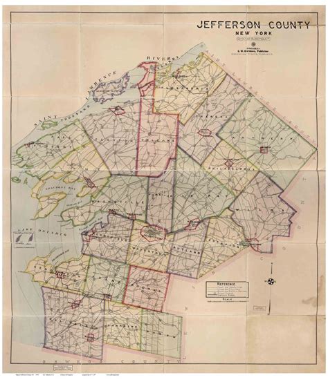 An Old Map Of Jefferson County