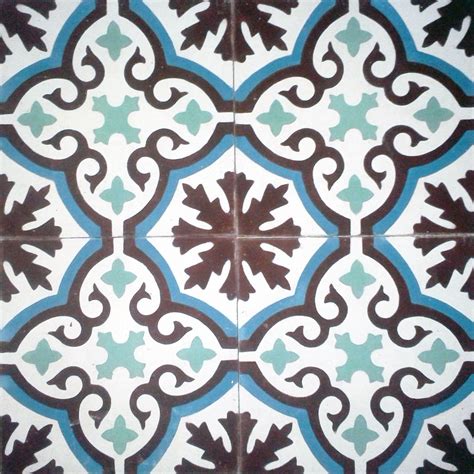 Floral Spanish Design Hydraulic Authentic Andalusian Tiles For Both