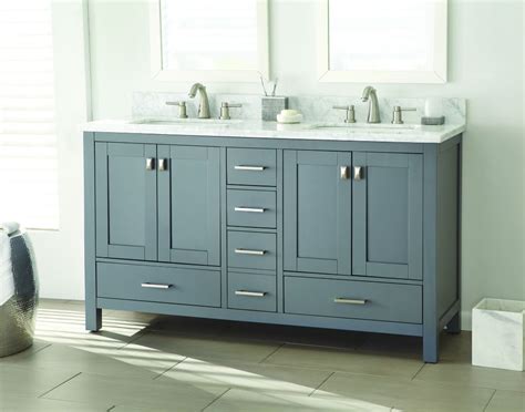 This wall hung vanity has all the s. Home Decorators Collection Franklin Square 60-inch W 5 ...