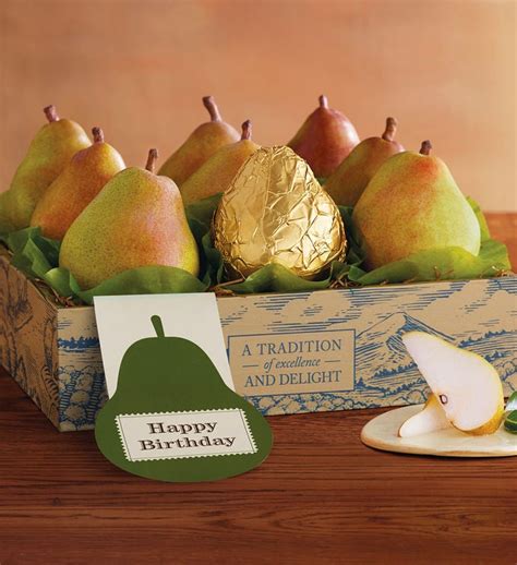 Birthday Pears T Box Pear Ts Harry And David