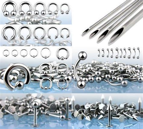 350 Pieces 14g And 16g Stainless Steel Body Piercing Jewelry Starter Kit W Piercing Needles 2