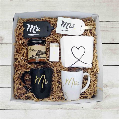 Mr Mrs Wedding Gift Box Unique Wedding Gift Engagement Gift For Couple