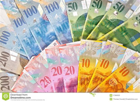 The swiss franc , fr. Swiss Money Stock Photos - Image: 17369323