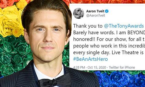 Aaron Tveit Becomes The Only Actor Nominated In His Tony Awards Category