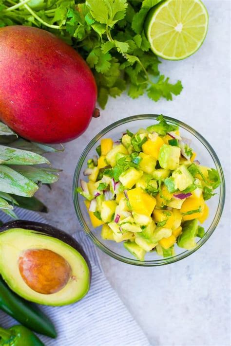 Jump to recipe 13 comments ». Mango Avocado Salsa with Pineapple Recipe - Rachel Cooks®