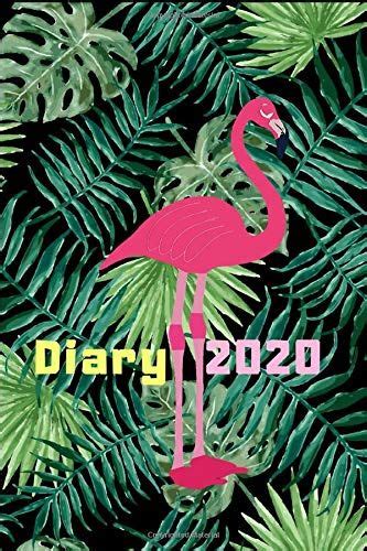 Diary 2020 Flamingo Monthly Week To View Planner Tropical Vibes Flamingo Ts Gratitude