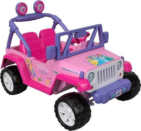 Power Wheels Disney Princess Jeep Wrangler Ride On Toy With