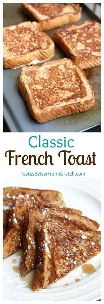 Classic French Toast Recipe Food Recipes Breakfast