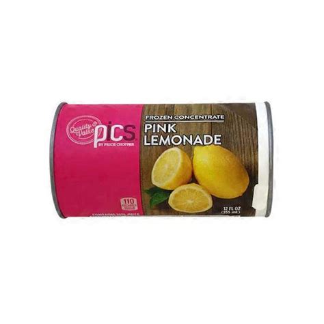 Pics Frozen Pink Lemonade Concentrate 12 Oz Instacart