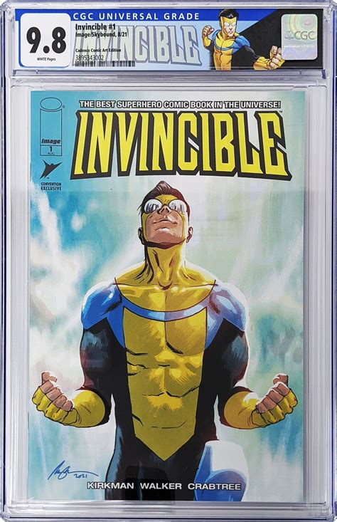Invincible #1 GalaxyCon Exclusive Variant Comic CGC Universal Grade 9.8