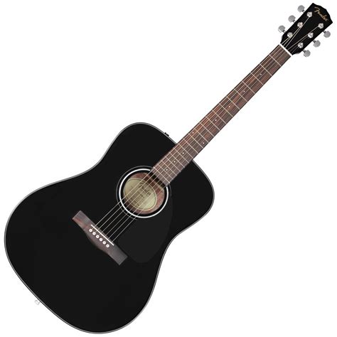 Fender Cd 60 Acoustic Guitar Black At