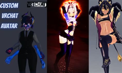 Edit Texture And Create 3d Furry Sfw Nsfw Vrchat Avatars By Vrchat