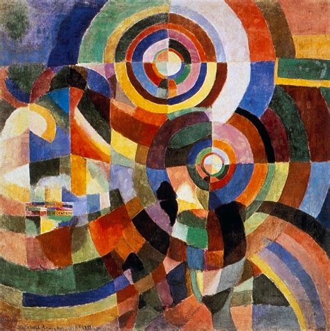 Sonia Delaunay Electric Prisms 1914 Musee National Dart Modern