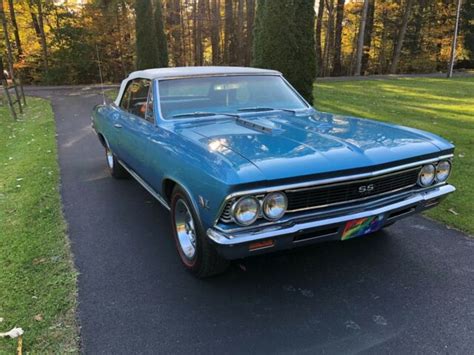 Sharp Frame Off Restored Numbers Match 1966 Ss396 4 Speed Chevelle