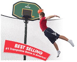 JumpSport ProFlex Trampoline Basketball Set | Basketball workouts, Trampoline basketball, Basketball