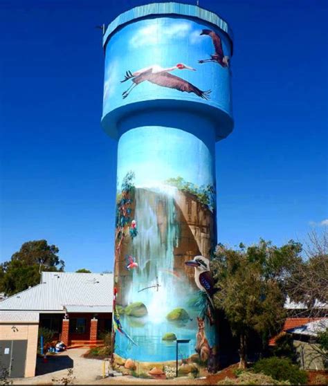 Australian Water Tower Art