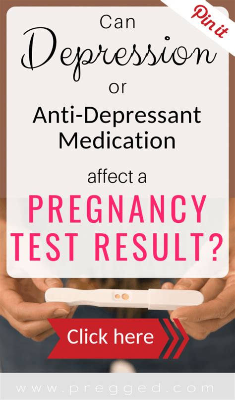 Can Depression Affect A Pregnancy Test Result