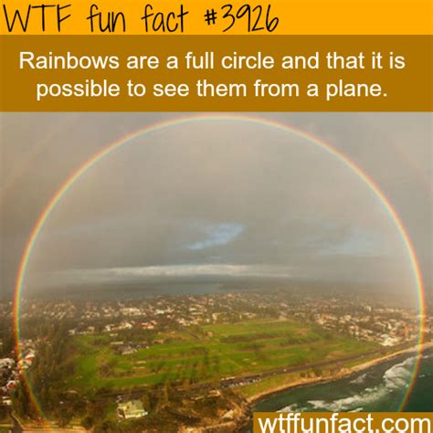 Full Circle Rainbow Fun Facts Fun Facts Mind Blown Wtf Fun Facts