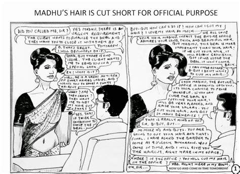 I hope you're happy with your short haircut, you ugly little snot. headshave and haircut stories: Madhu's Official Haircut