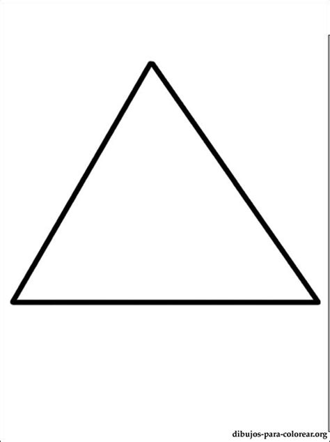 dibujo de triangulo  pintar dibujos  colorear