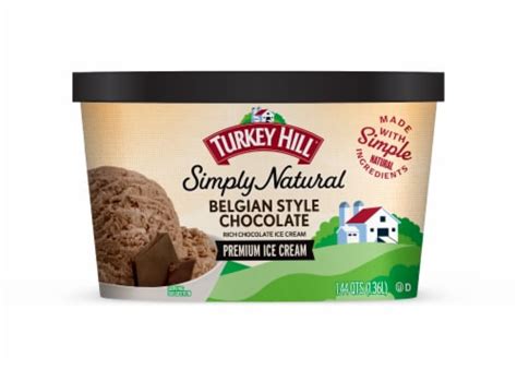 Turkey Hill Simply Natural Belgian Style Chocolate Premium Ice Cream
