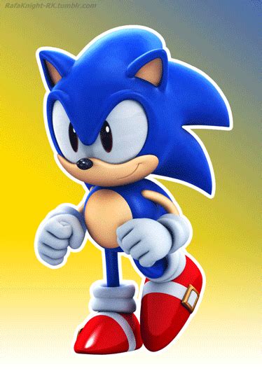 Classic Sonic Running Animation By Elesis Knightdeviantartcom On Images